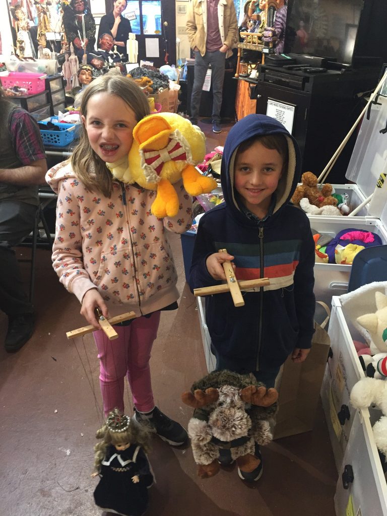 Reduce, reuse and recycle with puppet workshops at the Portland Puppet Museum